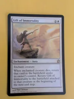 Gift of Immortality Theros rare Magic the Gathering Card. - Image 2