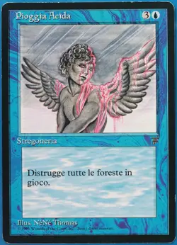 Acid Rain Legends (ITALIAN) HEAVILY PLD (Reserved List MTG Card) 509260 ABUGames - Image 1