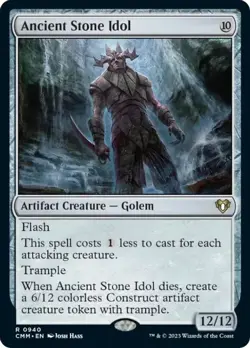 ANCIENT STONE IDOL 940 Commander Masters MTG Magic NM - Image 1