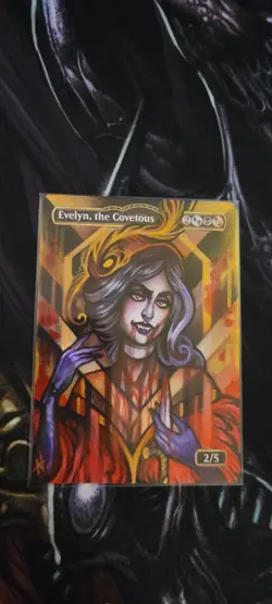 MTG ALTER: Evelyn the Covetous, by Alterland. Full art alter - Image 1