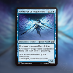 MTG Magic Archetype of Imagination 0111 Commander: Duskmourn House of Horror DSC - Image 1