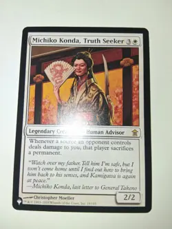 Michiko Konda, Truth Seeker - The List MTG NM - Image 1