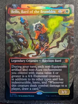 Bello, Bard of the Brambles - Foil Borderless - Commander Bloomburrow (MTG) - Image 1