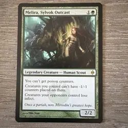 Melira, Sylvok Outcast New Phyrexia Rare MTG NM Magic: The Gathering Free Ship - Image 1