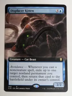 MTG - Displacer Kitten - CLB - R - Ext Art - 560 - Image 1