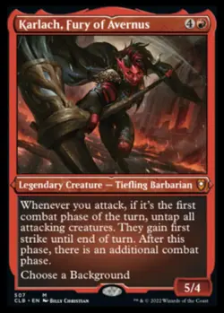 Baldur's Gate - Karlach, Fury of Avernus (Foil Etched) - MINT - Image 1