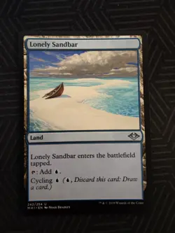 mtg lonely sandbar modern horizons - Image 1