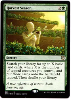 HARVEST SEASON 63 MAGIC: THE GATHERING COMMANDER: KALDHEIM (KHC) RARE - Image 1