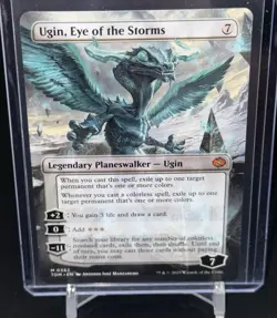 x1 Ugin Eye of the Storms TDM Tarkir Dragonstorm MTG 382 BORDERLESS MYTHIC 1x - Image 1