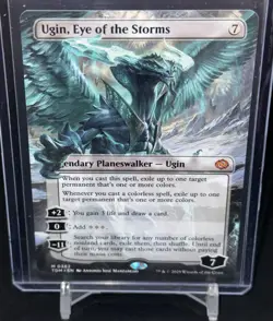 x1 Ugin Eye of the Storms TDM Tarkir Dragonstorm MTG 382 BORDERLESS MYTHIC 1x - Image 2