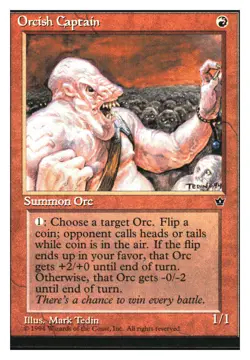 Orcish Captain Fallen Empires MTG - NM+ - Image 1
