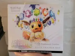 Pokemon Prismatic Evolutions Pokemon Center ETB Elite Trainer Box Brand New READ - Image 1