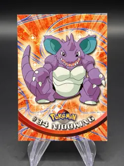 Carte Pokemon Nidoking #34 Topps TV Animation Edition - Image 1