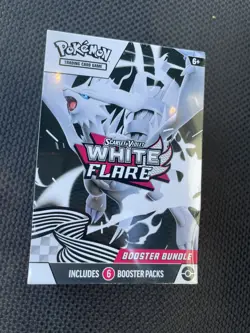 Pokemon White Flare Booster Bundle Sealed new, from Pokemon kiosk 6 packs - Image 1