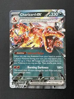 Pokemon TCG Charizard EX Obsidian Flames Holo Double Rare Card 125/197 English - Image 1