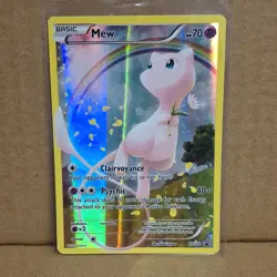 Mew XY110 XY Black Star Promo Holo Pokemon TCG LP great condition xy promo - Image 1