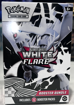 Pokemon TCG Scarlet & Violet White Flare Booster Bundle 6-Pack Sealed - Image 1