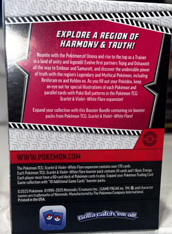 Pokemon TCG Scarlet & Violet White Flare Booster Bundle 6-Pack Sealed - Image 2