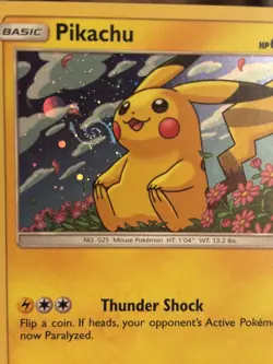 Pokemon: Pikachu - Sun & Moon Promos SMP - Black Star - SM206 - MP-LP/EX - Swirl - Image 1
