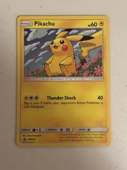 Pokemon: Pikachu - Sun & Moon Promos SMP - Black Star - SM206 - MP-LP/EX - Swirl - Image 2