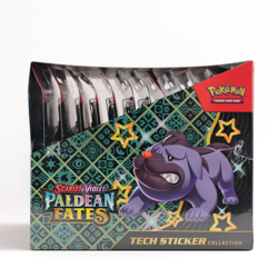 Pokemon TCG SV - Paldean Fates Display Tech Stickers Collection - SEALED - Image 2