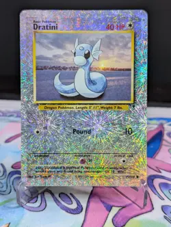 Pokemon Dratini 72/110 Legendary Collection 2002 Reverse Holo MP Print Line - Image 1
