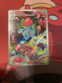Ivysaur Illustration Rare 134/132 Near Mint Mega Evolution Pokemon TCG English - Image 1