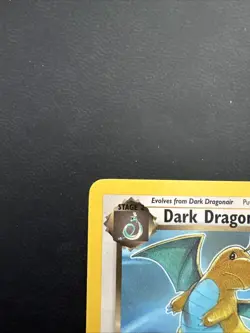 Pokemon 1st Edition Dark Dragonite 22/82 Non Holo Team Rocket M-NM Unplayed - Image 2