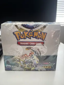 Brilliant Stars Booster Box Pokemon TCG Sword and Shield New/Sealed - Image 1