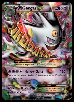 2016 XY, Promos - XY Promos M Gengar-EX Mega/Promo #XY166 - Image 1