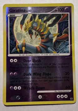 Giratina Lv. 63 - Pokemon - Holo - 2009 Platinum - 10/127 - Moderate Play - Image 1