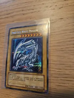 Yugioh Blue-Eyes White Dragon DDS-001 Secret Rare Promo LP - Image 2