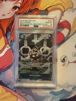 2025 One Piece Sentomaru ST03-007 Premium Collection Bandai Games Fest 23 PSA 10 - Image 1