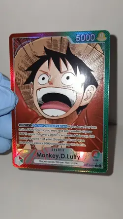 Monkey.D.Luffy (001) (Alternate Art) OP13-001 Carrying On His Will Foil - Image 2
