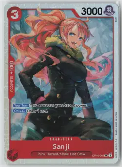 One Piece TCG Sanji SR OP10-005 Royal Blood English - Image 1