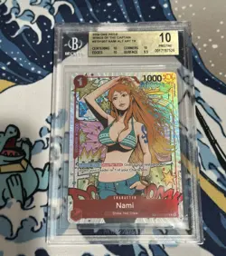 Nami Alt Art TR #ST01007 2024 One Piece Wings Of The Captain BGS 10 Pristine - Image 1
