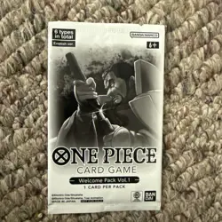 Welcome Pack VOL.1 One Piece Promo Prize Card Pack NEW SEALED - Image 1