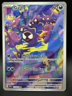 Gastly 177/162 Illustration Rare Temporal Forces Pokemon Card - Image 1