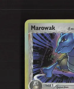 Marowak δ 10/113 EX Delta Species Holo Rare Pokemon Card MP - Image 3
