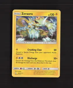 Zeraora 60/214 Unbroken Bonds Cracked Ice Holo Rare Pokemon Card MP - Image 1
