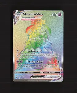 Alcremie VMAX 073/072 Shining Fates Full Art Secret Rare Holo Pokemon Card NM - Image 1