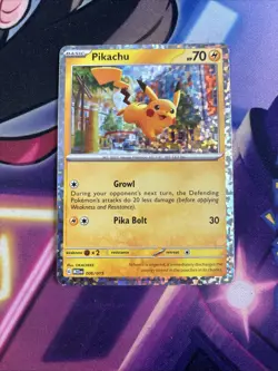 Pikachu - 006/015 - Confetti Holo Rare McDonald's 2023 Promo Pokemon Card - LP - Image 1