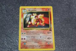 Pokemon Arcanine Black Star Promo #6 Card,Vintage 2000 Pokemon TCG - Image 1