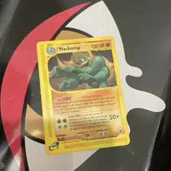 Pokemon TCG E-Series Expedition Machamp Card 51/165 - Image 1