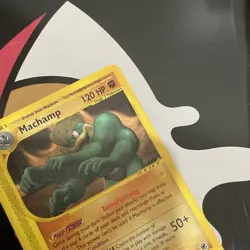 Pokemon TCG E-Series Expedition Machamp Card 51/165 - Image 3