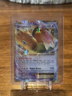 Pokemon Dragonite EX Ultra Rare Holo Card 72/108 Evolutions English TCG 2016 - Image 1
