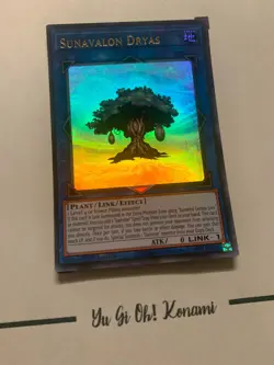 SUNAVALON DRYAS - 1st EDITION GFTP-EN018 ENGLISH Yu-Gi-Oh! CARD ULTRA RARE HOLO - Image 5