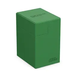 ULTIMATE GUARD FLIP n TRAY 133+ GREEN XENOSKIN MONOCOLOR DECK CASE Card Box ccg - Image 2