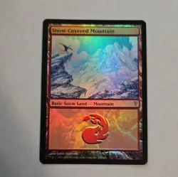 Snow-Covered Mountain Foil Coldsnap LP - Image 1