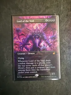 🌈 Lord of the Void - FOIL - Anime Borderless - Ravnica Remastered RVR - NM - Image 1